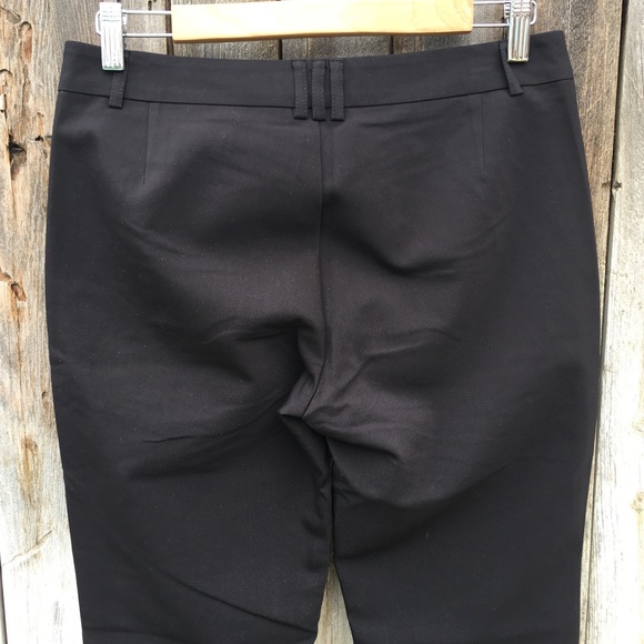 NWT Anine Bing Straight Leg Pant Cotton Stretch Black S - Picture 11 of 15